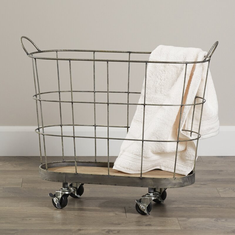 laundry basket on wheels uk